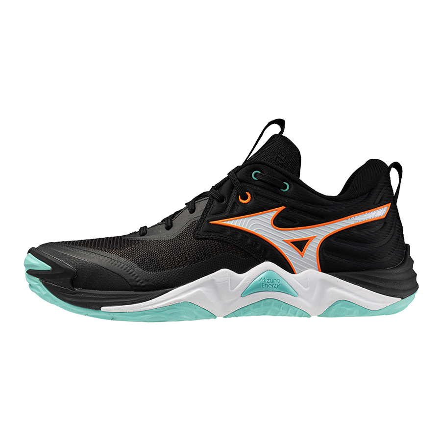 Mizuno WAVE MOMENTUM ELITE Black/Tangelo/Ice Green